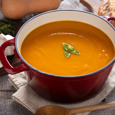 Cozy up this winter with this roasted butternut squash soup recipe